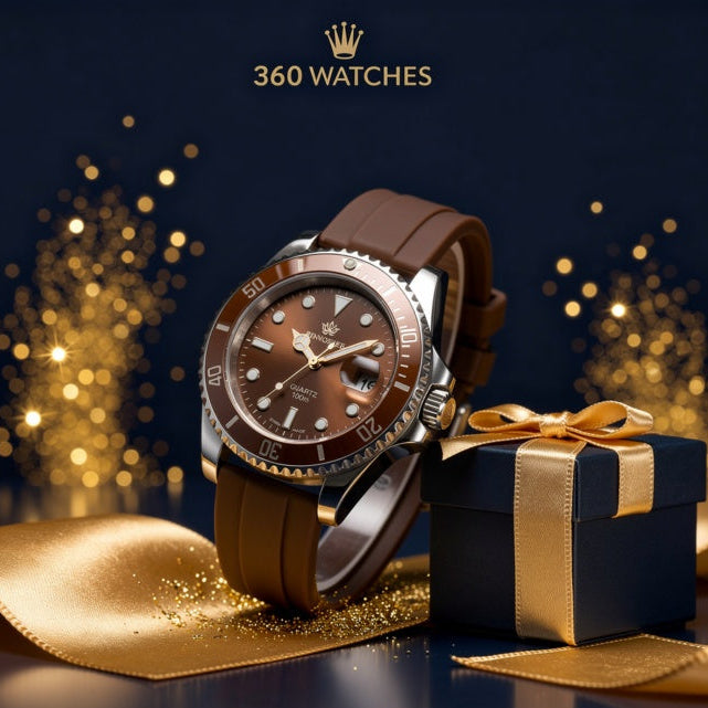 Mens Luxury Sports Wristwatch Stylish Design With Durable Silicone Strap | Blue
